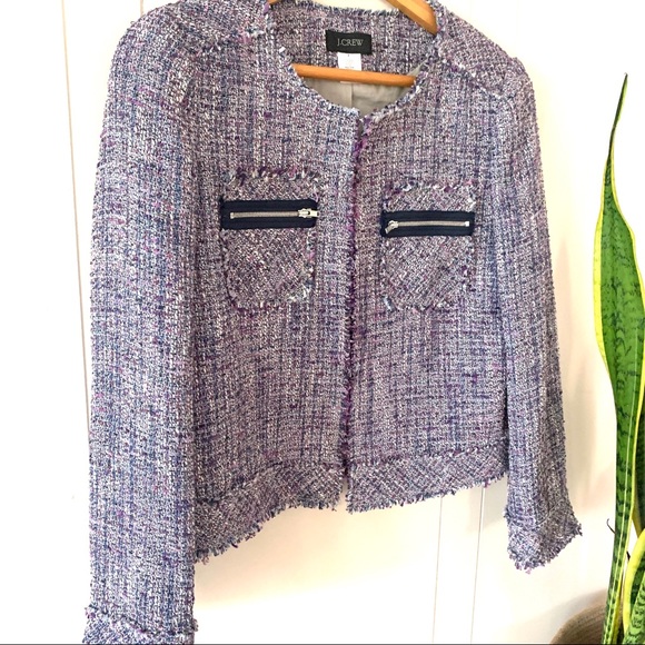 J.Crew Multicoloured Tweed Blazer - Picture 2 of 6